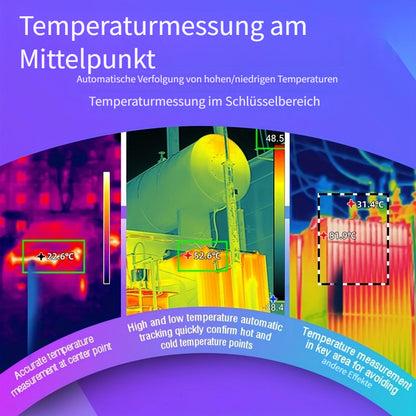 NOYAFA NF-524 High-Definition Wärmebildkamera - 120X90 Auflösung, fortgeschrittene Pipeline-Lecksuchung, hochpräzise Temperaturmessung, Nachtsicht und Industriequalität Reparaturwerkzeug - Ideal für Profis und Enthusiasten