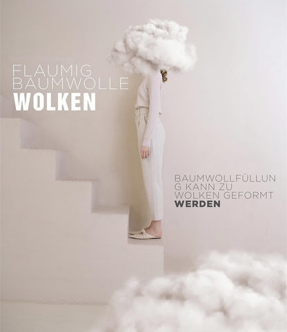 Luxury Füllwatte Waschbar – Premium Bastelwatte, Kissenfüllung, Füllmaterial für Kissen, Stofftiere & DIY, weiche Polyester Faserfüllung, Volumenvlies, Polsterwatte, hypoallergen, formstabil, langlebig, waschmaschinenfest, Bastelbedarf, Dekokissen Füllung