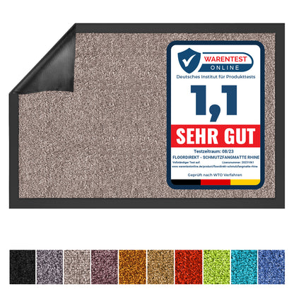 Schmutzfangmatte – Testsieger Preis-Leistung (Note 1,1) – Fußmatte für Innen & Außen – Robuster Türvorleger in vielen Größen und Varianten