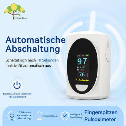 [Lokales Lager] Pulsoximeter Fingerspitzen-Gerät, Sauerstoffsättigungsmesser, SPO2-Sättigungs-Herzfrequenz-Blutsauerstoff-Fingermessgerät, Oximetro De Dedo Digital, OLED-Bildschirm & Ein-Knopf-Bedienung, ohne Batterie