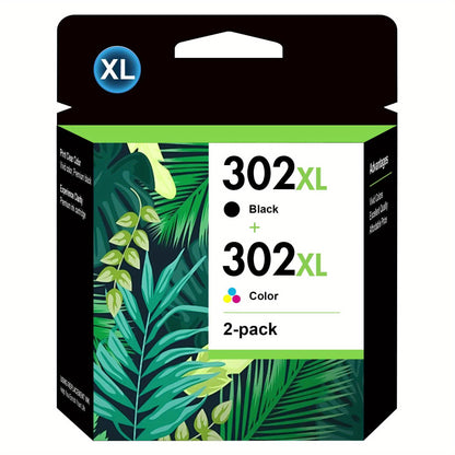 305XL Tintenpatronen (2er-Pack, Schwarz) Hohe Kapazität, Wiederaufbereitet für HP 305 XL für HP 4100 4100E 4152 4155E 2700 2700E 2752 2752E 2742 2755 6000 6055 6400 6458 6458E 6455E Drucker