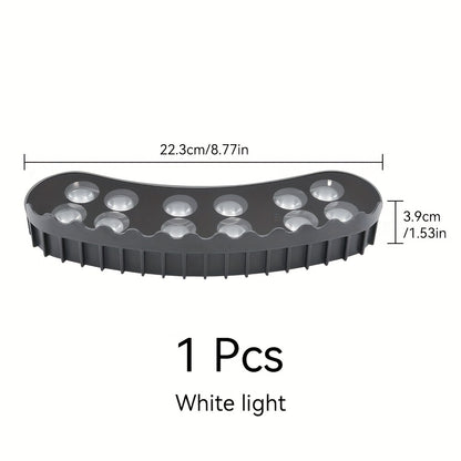 1/4/6/10/12er-Pack LED Ring Baumbeleuchtung, Außenbeleuchtung, Landschaftsbeleuchtung, Hochspannungswicklung (Nicht-Solar), 12W Ring LED Baumleuchte, IP65 Boden-Landschaftsleuchte, Rasenleuchte, Europäischer Standard Ohne Stecker, Ring Fliesen Außenmontag