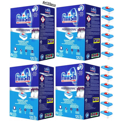 FINISH PROFESSIONAL Tabletten Kapseln für Geschirrspüler 125 250 500 Stück