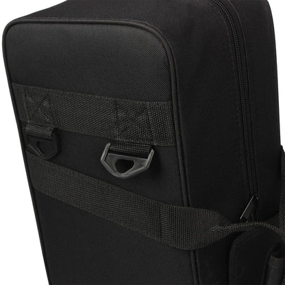 elegantstunning Tragbare Trompeten Aufbewahrungsbox Trompetenkoffer Verdickter Leichter Rucksack Verstellbare Träger Blasinstrumente Zubehör Schwarz