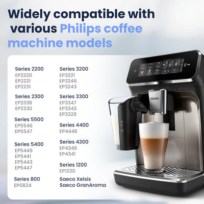 4/6 Stück Wasserfilter für Philips AquaClean CA6903/10, CA6903/22, kompatibel mit Saeco und für Philips vollautomatische Kaffeemaschinen, Aqua Clean Filter, Kalkfilter