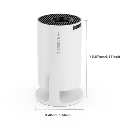 Magcubic Projektor HY300 Pro Dual Wifi6 290ANSI 0.8:1 Throw Ratio und Auto Keystone Korrektur Native 720P BT5.3 Eingebauter Lautsprecher, Streaming Portable Mini Heimkino Gaming Präsentationen Kompaktes Design für Filme Videos Büro Nutzung Gaming Setup
