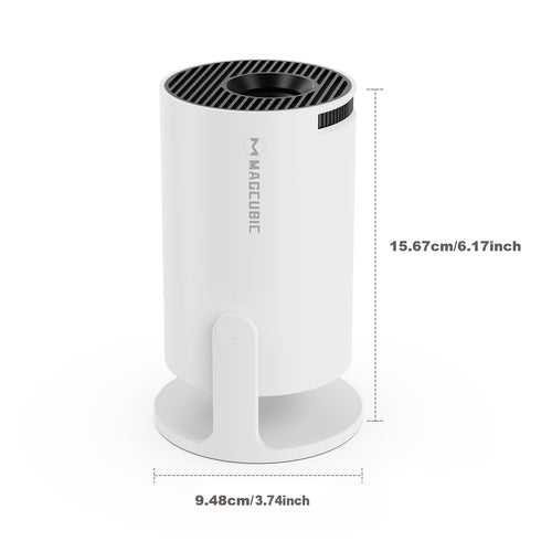 Magcubic Projektor HY300 Pro Dual Wifi6 290ANSI 0.8:1 Throw Ratio und Auto Keystone Korrektur Native 720P BT5.3 Eingebauter Lautsprecher, Streaming Portable Mini Heimkino Gaming Präsentationen Kompaktes Design für Filme Videos Büro Nutzung Gaming Setup