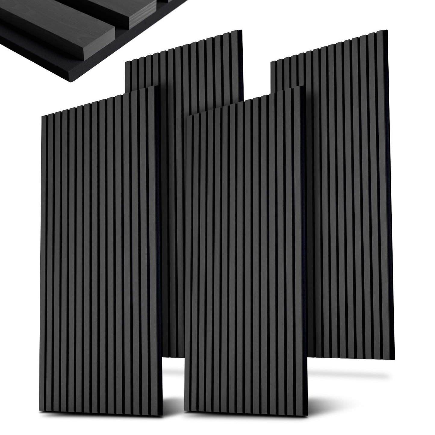Wandpaneele Akustik 4er Set 120x60 cm