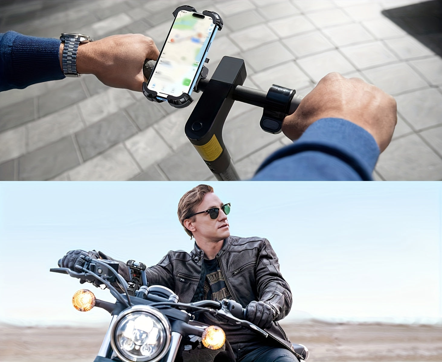 Fahrrad Handyhalterung, 360° drehbar für Fahrradlenker und Alltag – Detailansicht 5