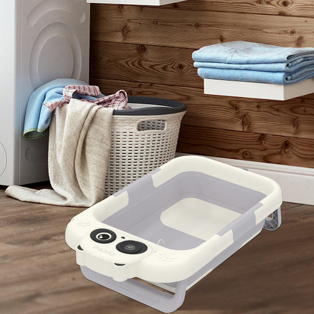 Faltbare Baby-Badewanne, rutschfest für Badezimmer und Haushalt – Detailansicht 10