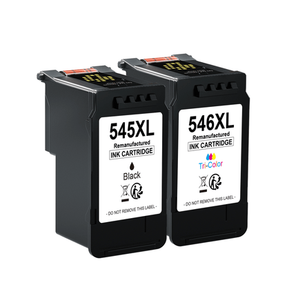 PG-545XL CL-546XL Ersatz für Canon Druckerpatronen 545 546 Multipack für Canon Pixma MX495 TR4550 TS3350 TS3150 TR4551 Mg2550S Mg2555S TS3151 MG3055 00 MG29 50 TS205 (1 Schwarz 1 Farbe)