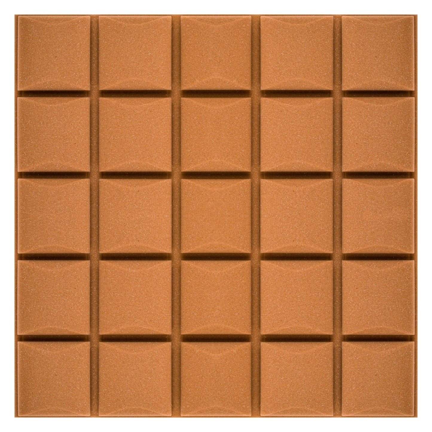 1 Stück 50x50 cm 3D-Akustikschwammpanel mit erhabenen Würfeln zur Raumakustik, Schalldämmung, Echoreduzierung, Innenraumakustikverbesserung, Dekorationspanel - Mehrere Farben, Keine Selbstklebeschicht