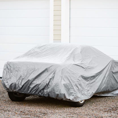 Autoschutzabdeckung RETOO DriveTech, hochwertiges PEVA-Material, Sonnen- und UV-Schutz, reduziert Innenraumaufheizung, widerstandsfähig gegen Blätter, Staub, Regen und Schnee, ideal für Sommer und Winter, leichtes und tragbares Design, schnelles Zusammenk