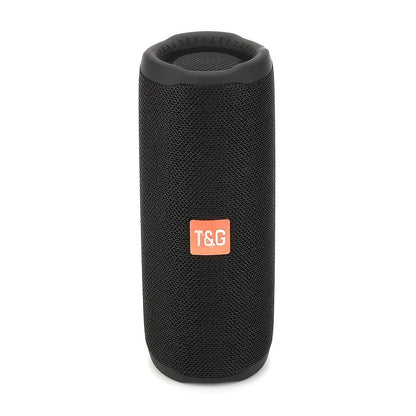 T&G TG365 Kabelloser Lautsprecher mit LED-Licht, Tragbarer Kabelloser Lautsprecher, IPX4, Integriertes Mikrofon, Unterstützt Audiokabel, TF-Karte, Smartphone oder Tablet, USB-Anschluss, Knopfsteuerung, Perfekt für Poolpartys, Strand, Camping  Reisen, Hand