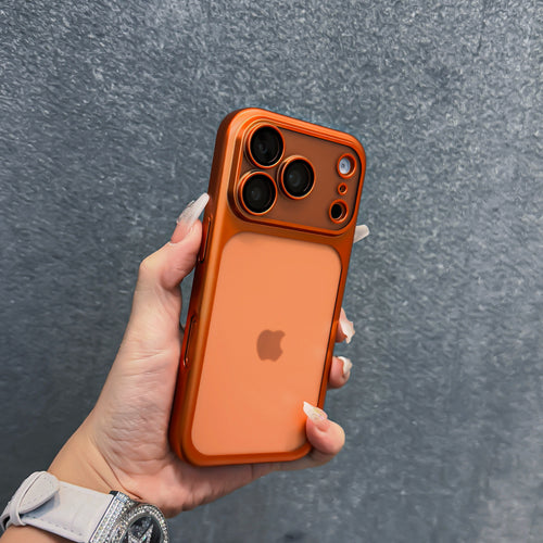 Handyhülle - Handyhülle: Luxuriöse, ultradünne, stoßfeste, matte, transparente Handyhülle mit Objektivschutzfolie, geeignet für iPhone 17 Air 16 15 14 13 Pro Max, Objektivschutz-Rückseite, Unisex