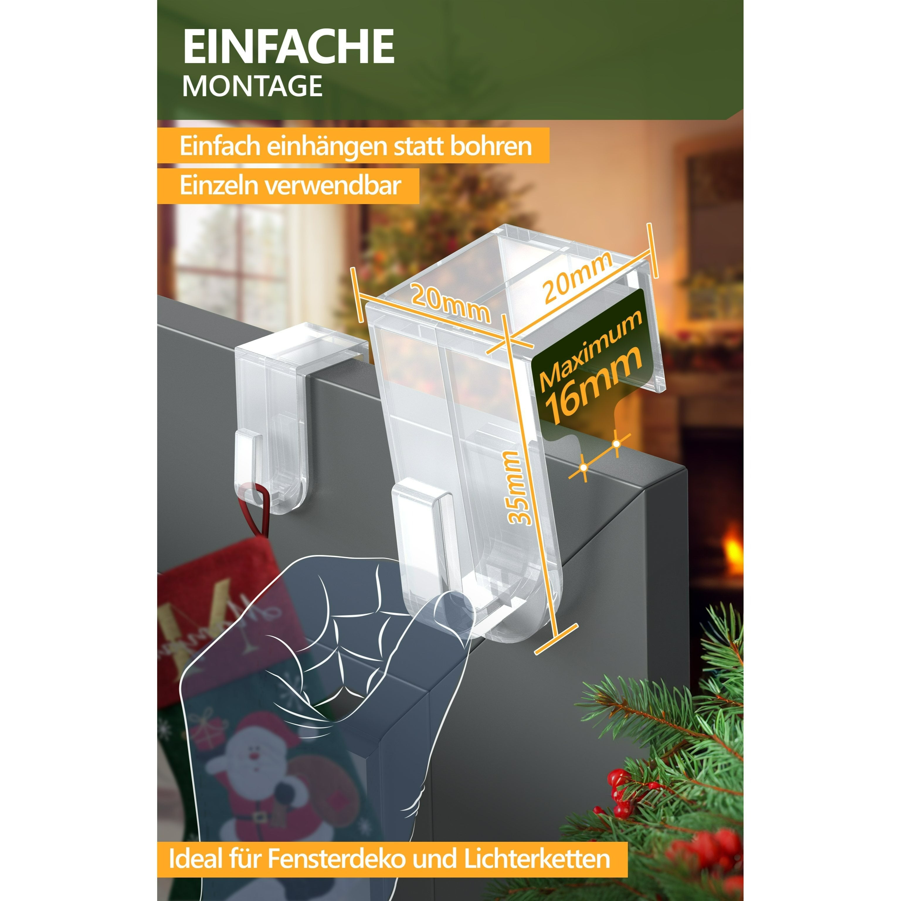 Fenster, 16 mm für Fenster und Türen (bis 16 mm Stärke) – Detailansicht 3