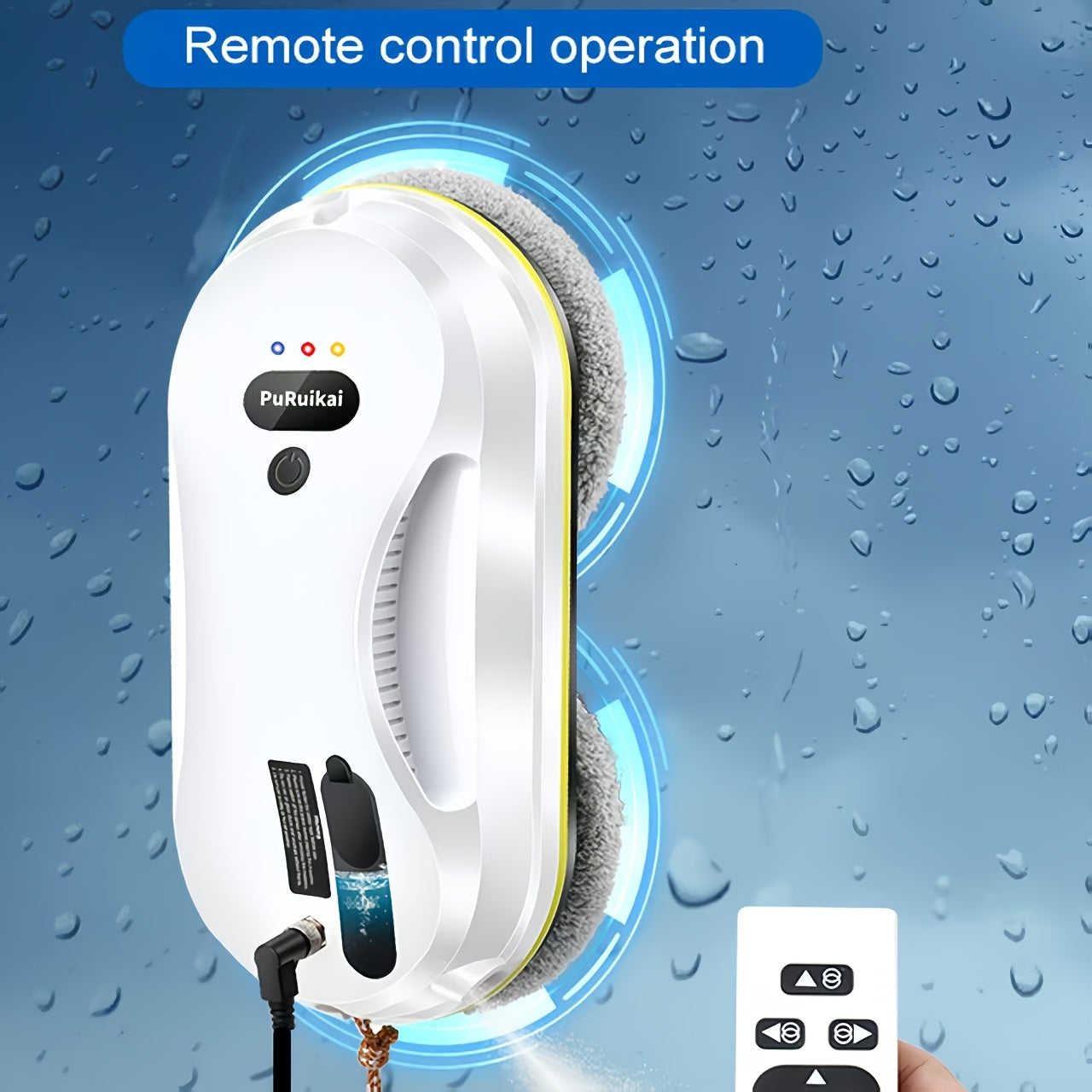 Fensterreinigungsroboter, Automatische Wassersprüh-Fernbedienung für Bett – Detailansicht 2