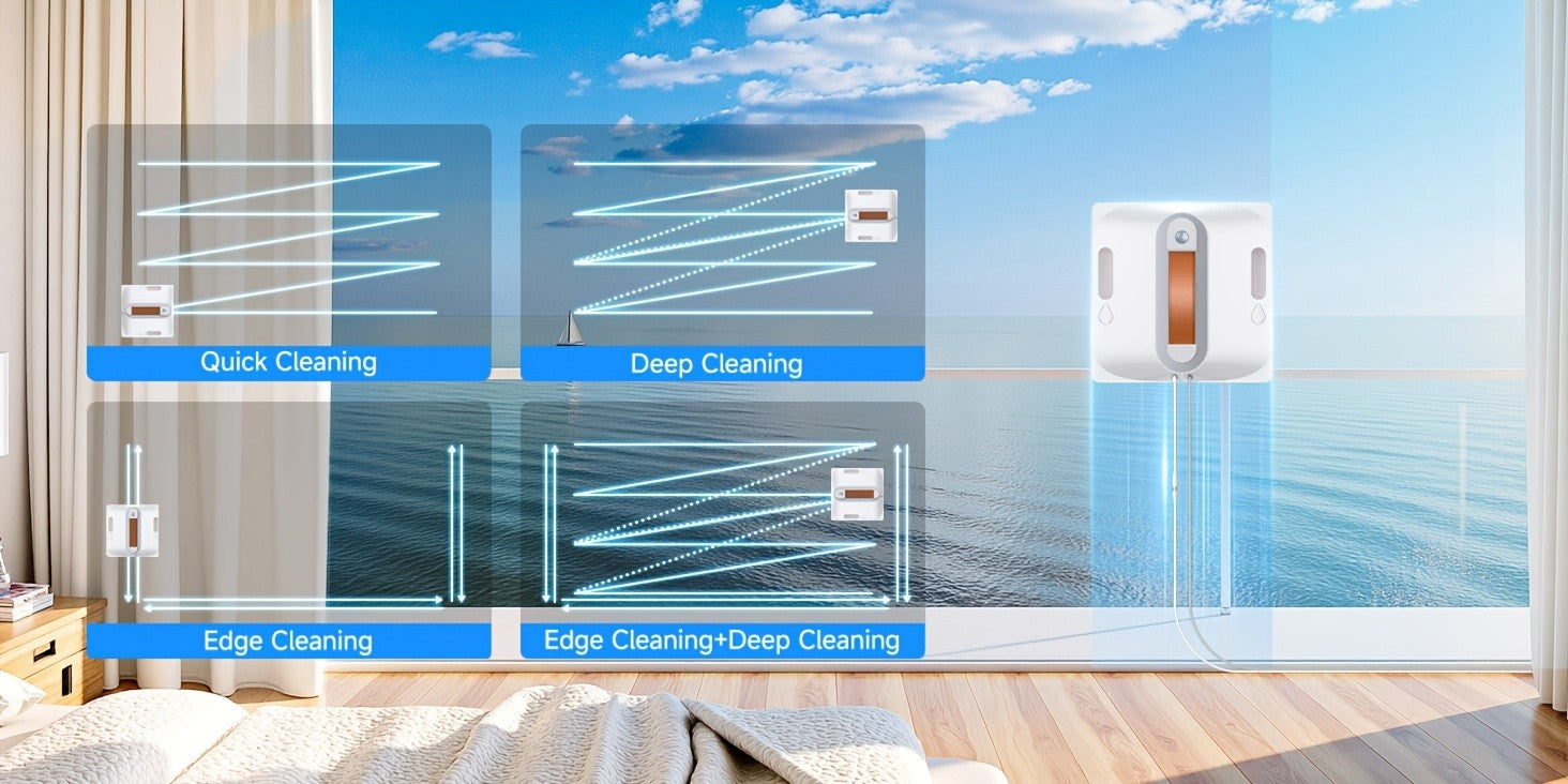 Fensterreinigungsroboter, Quadrat 201 für Alltag und Zuhause – Detailansicht 19