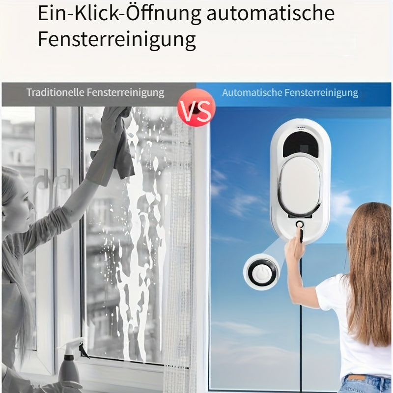 Fensterreinigungsroboter, Weiß für Schlafzimmer und Zuhause – Detailansicht 7
