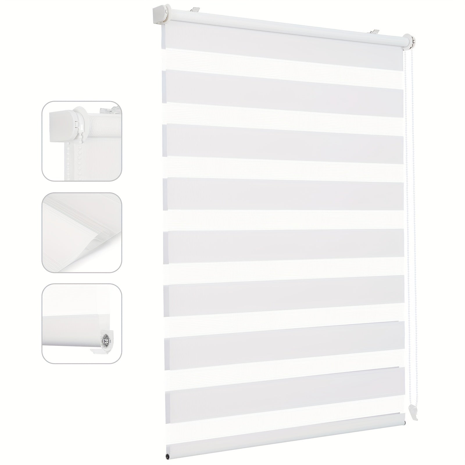 Fensterrollo, Grau für Sichtschutz und Fenster – Detailansicht 3