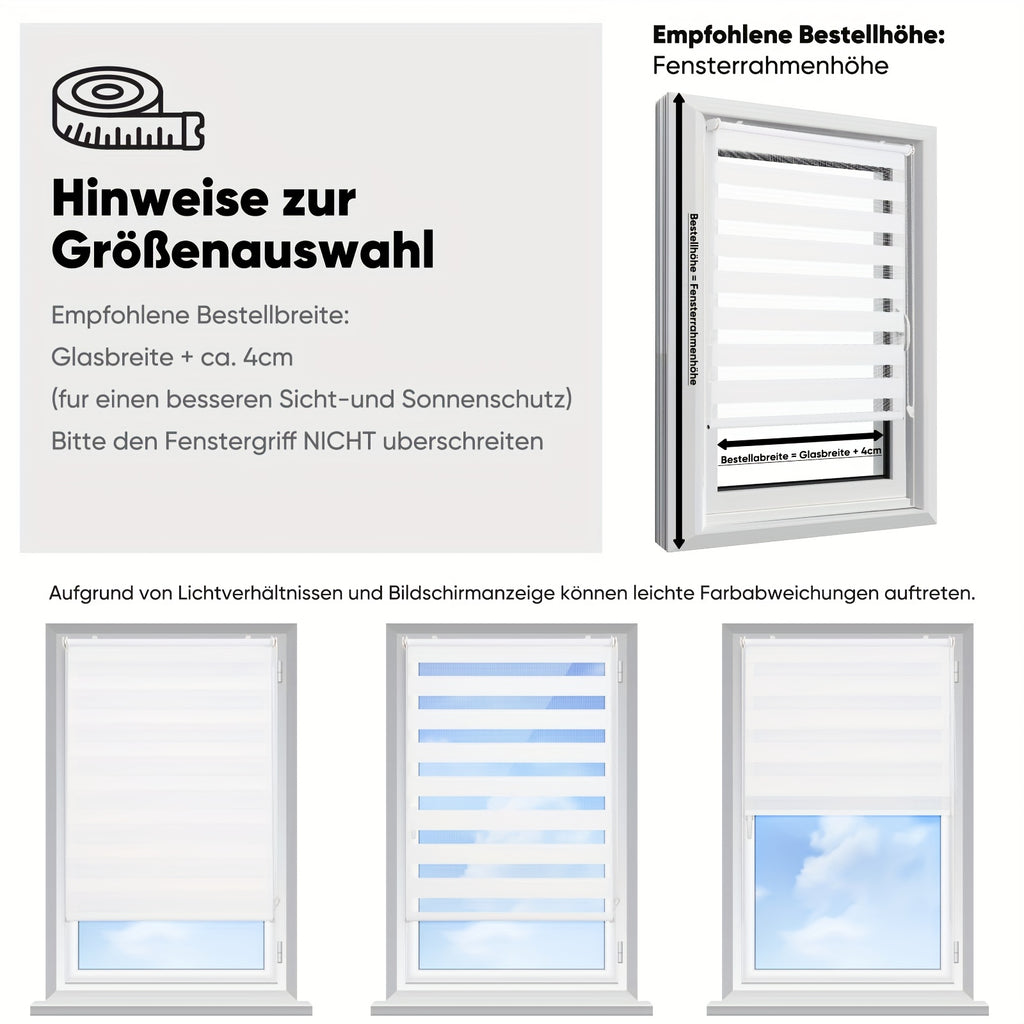 Fensterrollo, Grau für Sichtschutz und Fenster – Detailansicht 7