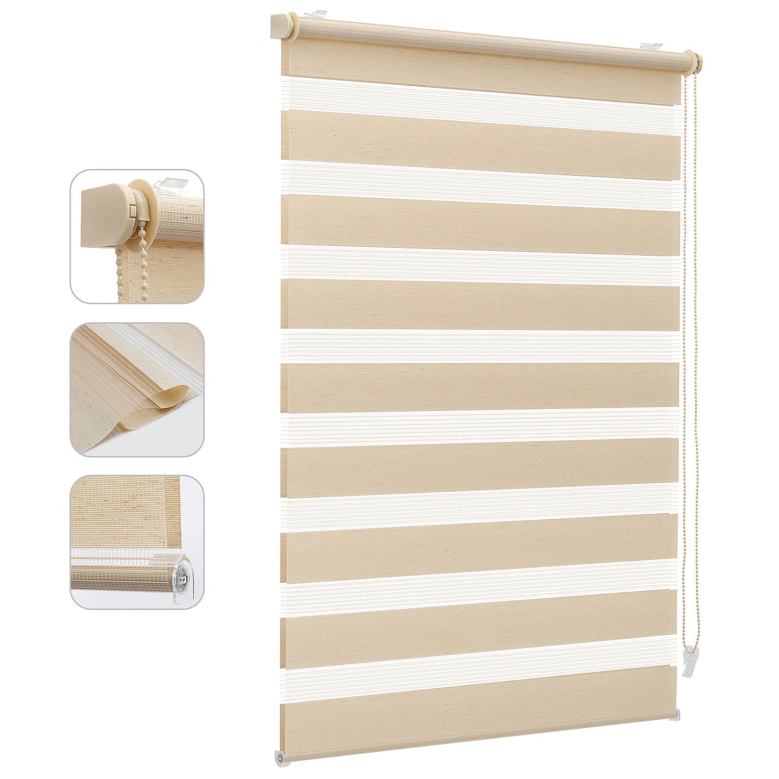 Fensterrollo, Grau für Sichtschutz und Fenster – Detailansicht 8