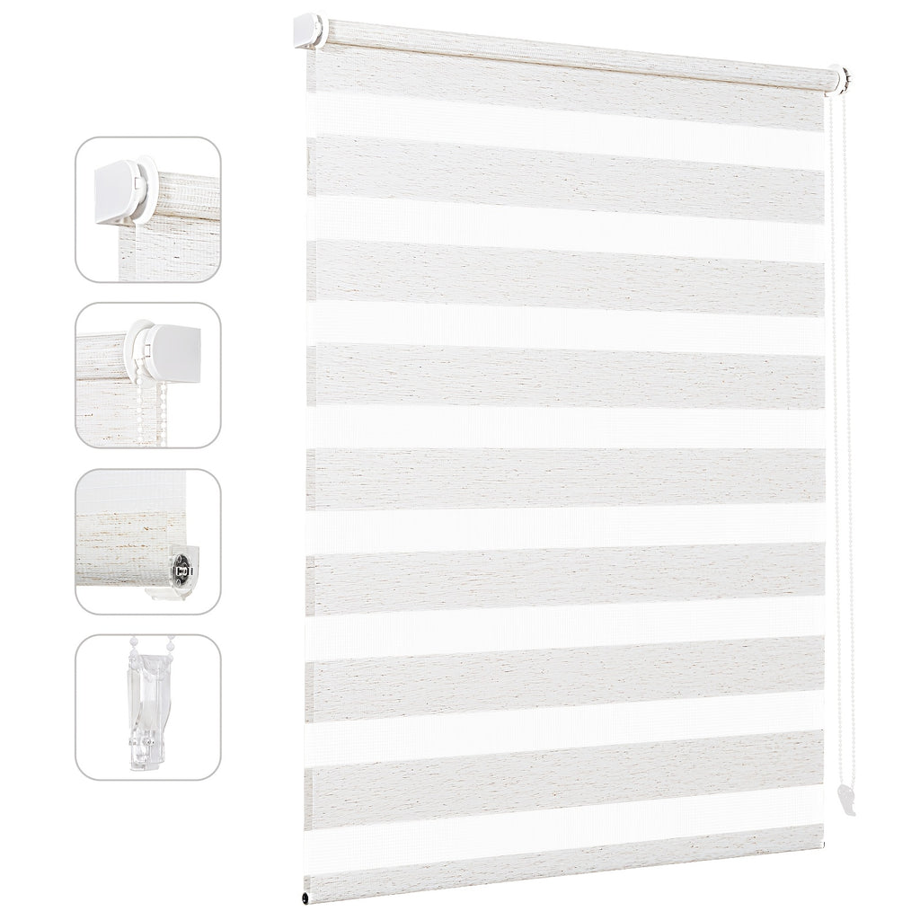 Fensterrollo, Leinen für Sichtschutz und Sonnenschutz – Detailansicht 4