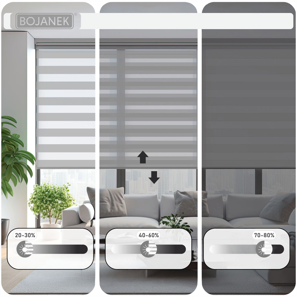 Fensterrollo, Verstellbare Halterungen für Verschiedene für Sichtschutz und Fenster – Detailansicht 6
