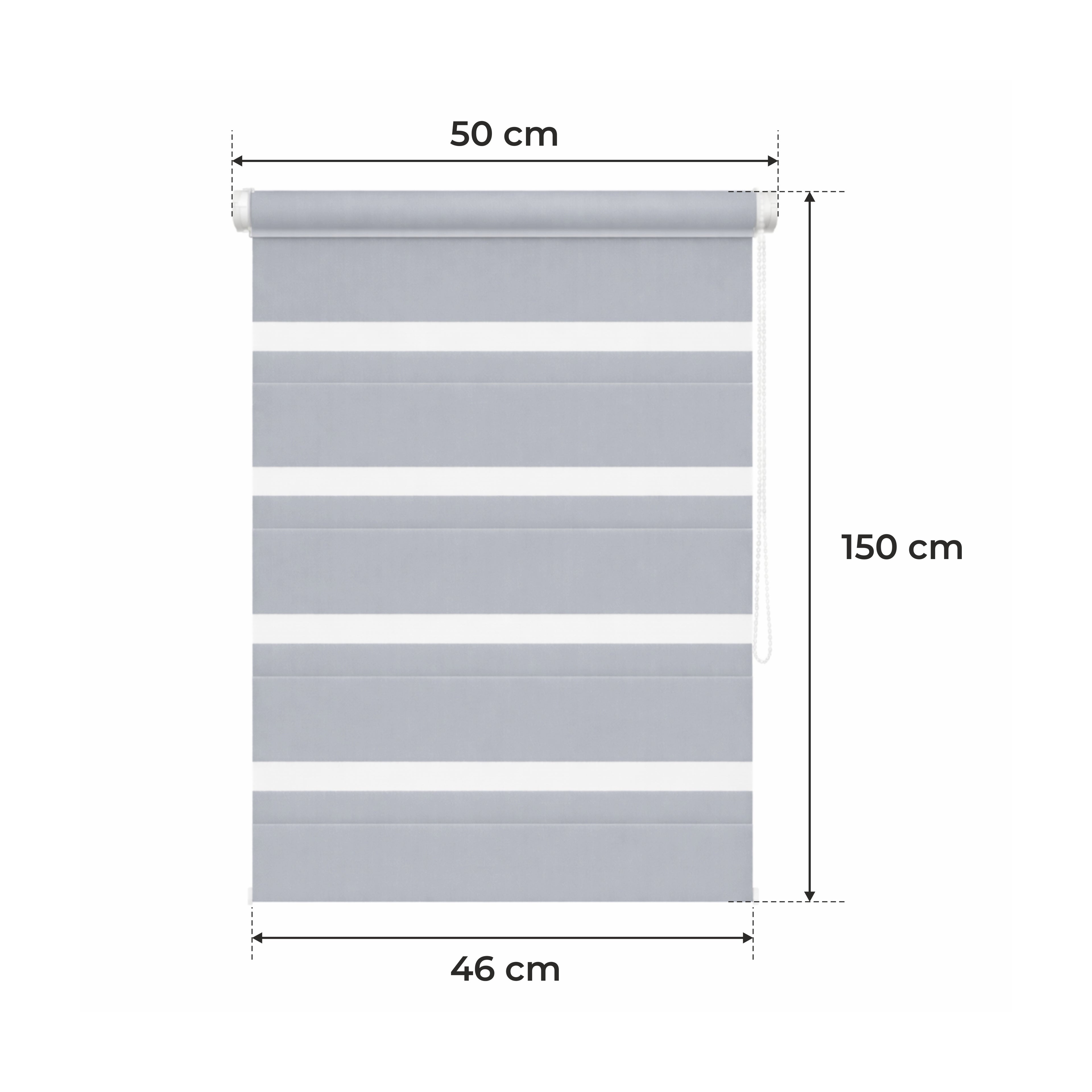 Fensterrollo, Verstellbare Halterungen für Verschiedene für Sichtschutz und Fenster – Detailansicht 11
