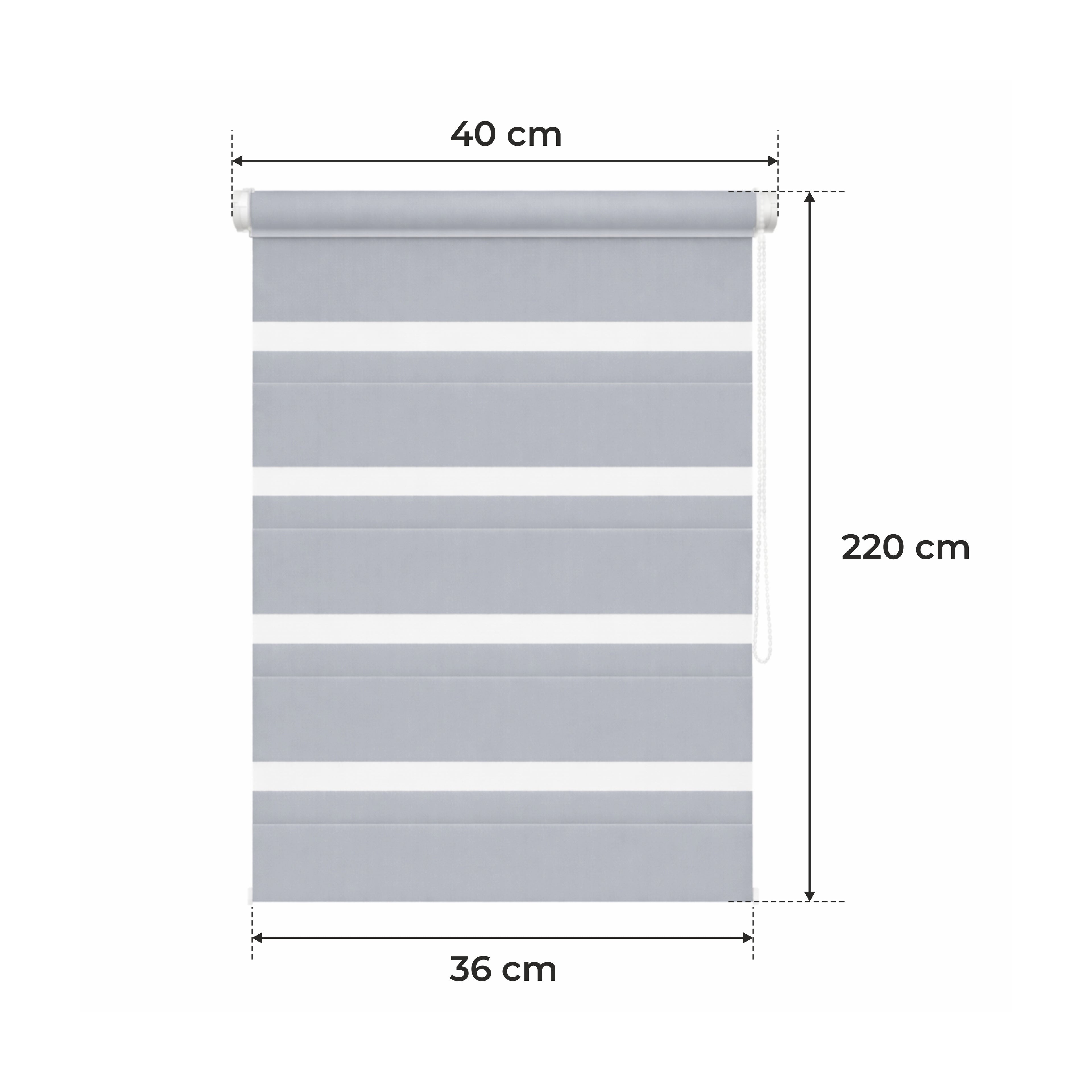 Fensterrollo, Verstellbare Halterungen für Verschiedene für Sichtschutz und Fenster – Detailansicht 12