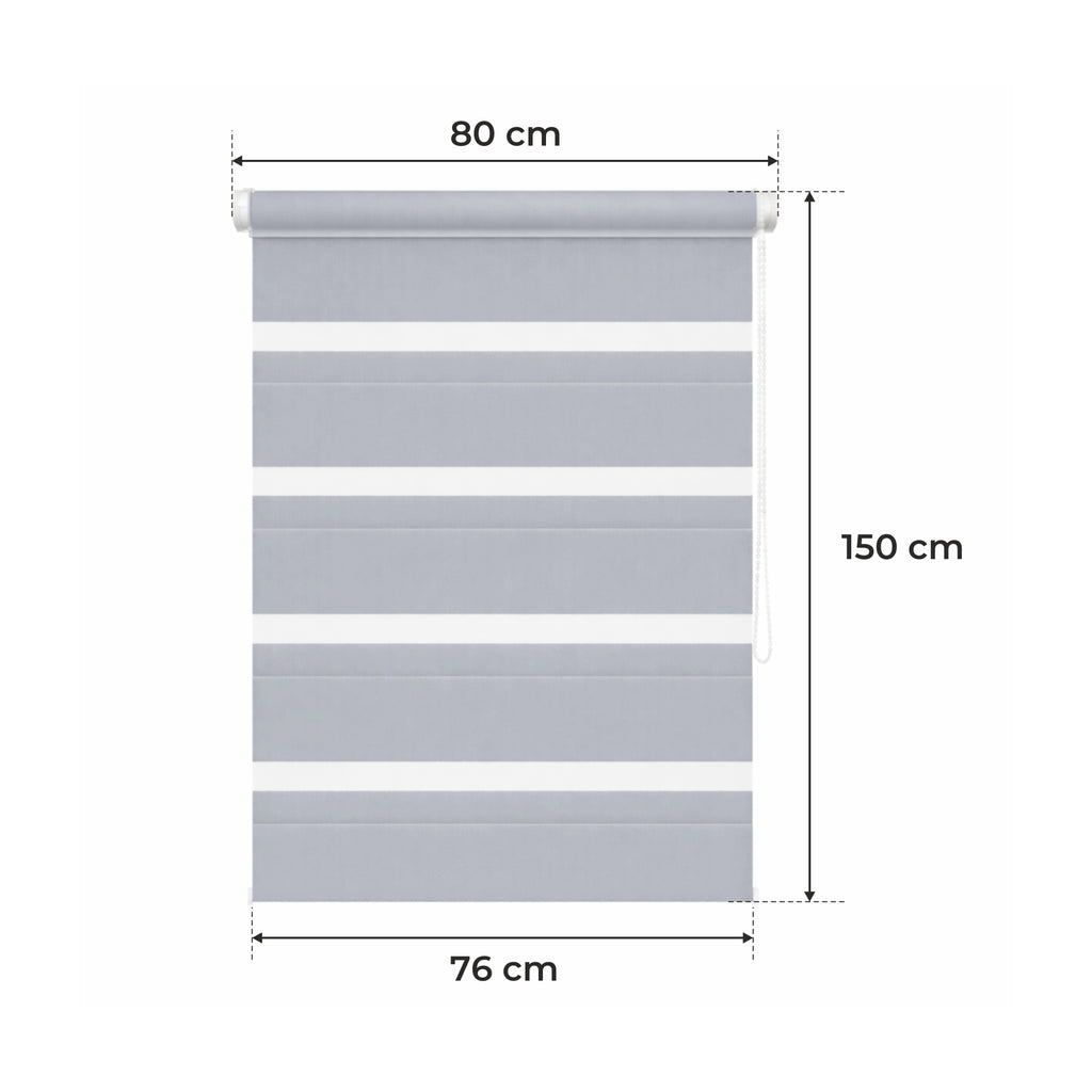 Fensterrollo, Verstellbare Halterungen für Verschiedene für Sichtschutz und Fenster – Detailansicht 17