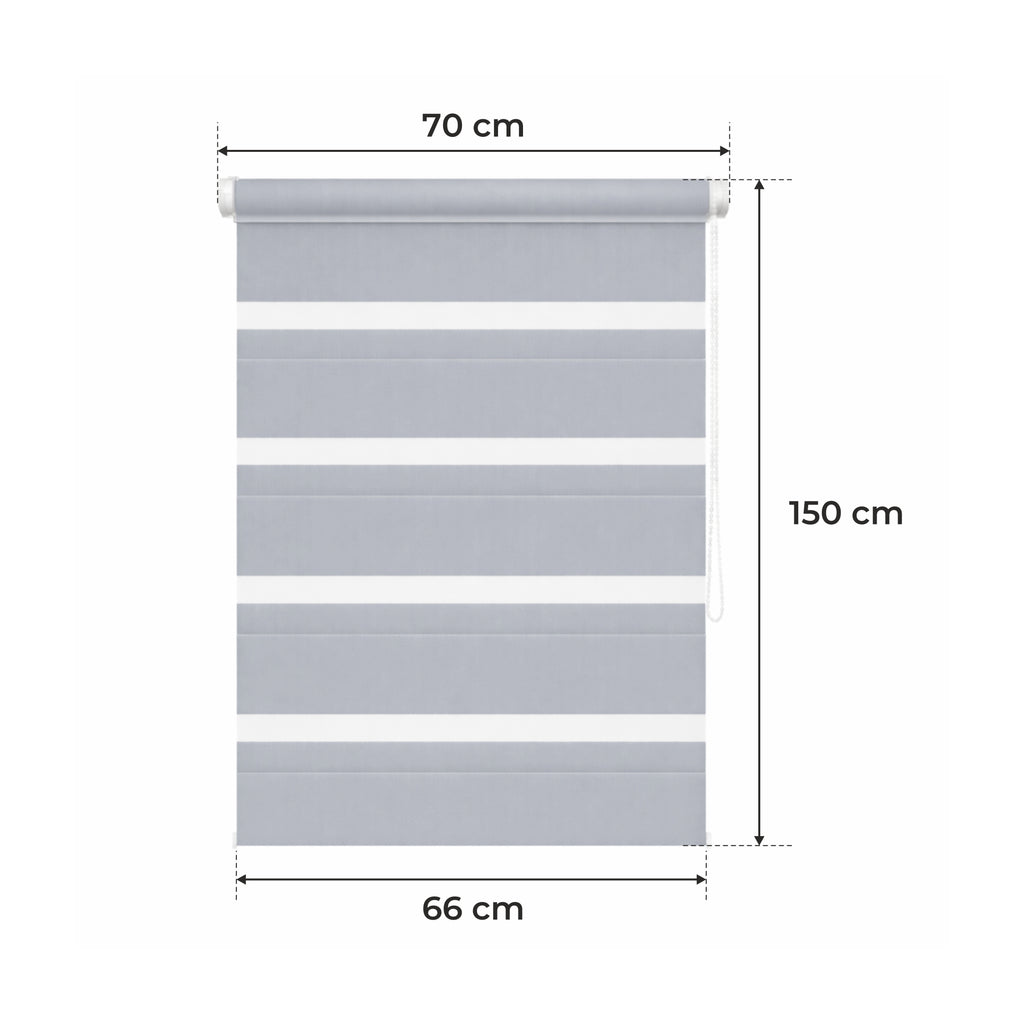Fensterrollo, Verstellbare Halterungen für Verschiedene für Sichtschutz und Fenster – Detailansicht 19