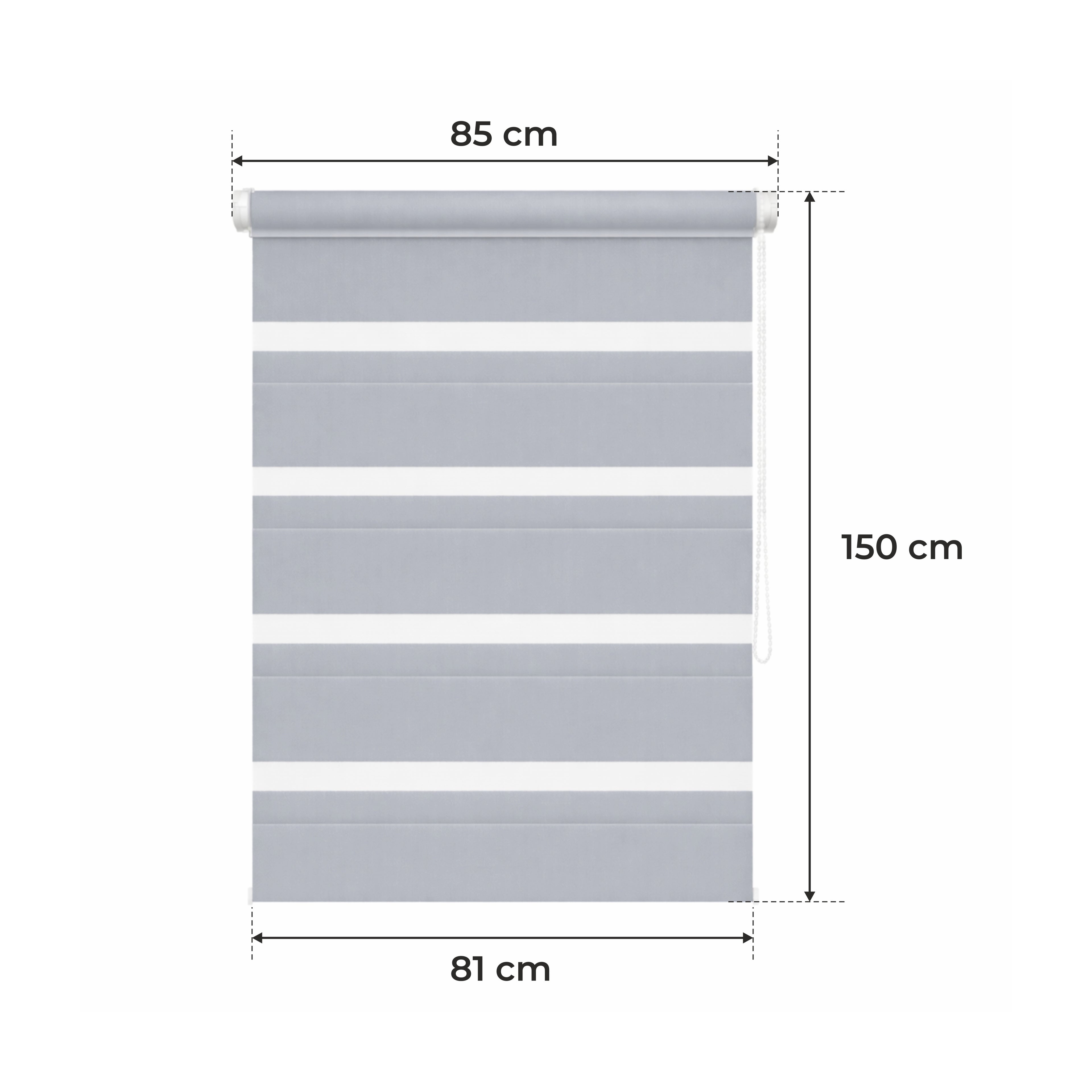 Fensterrollo, Verstellbare Halterungen für Verschiedene für Sichtschutz und Fenster – Detailansicht 22