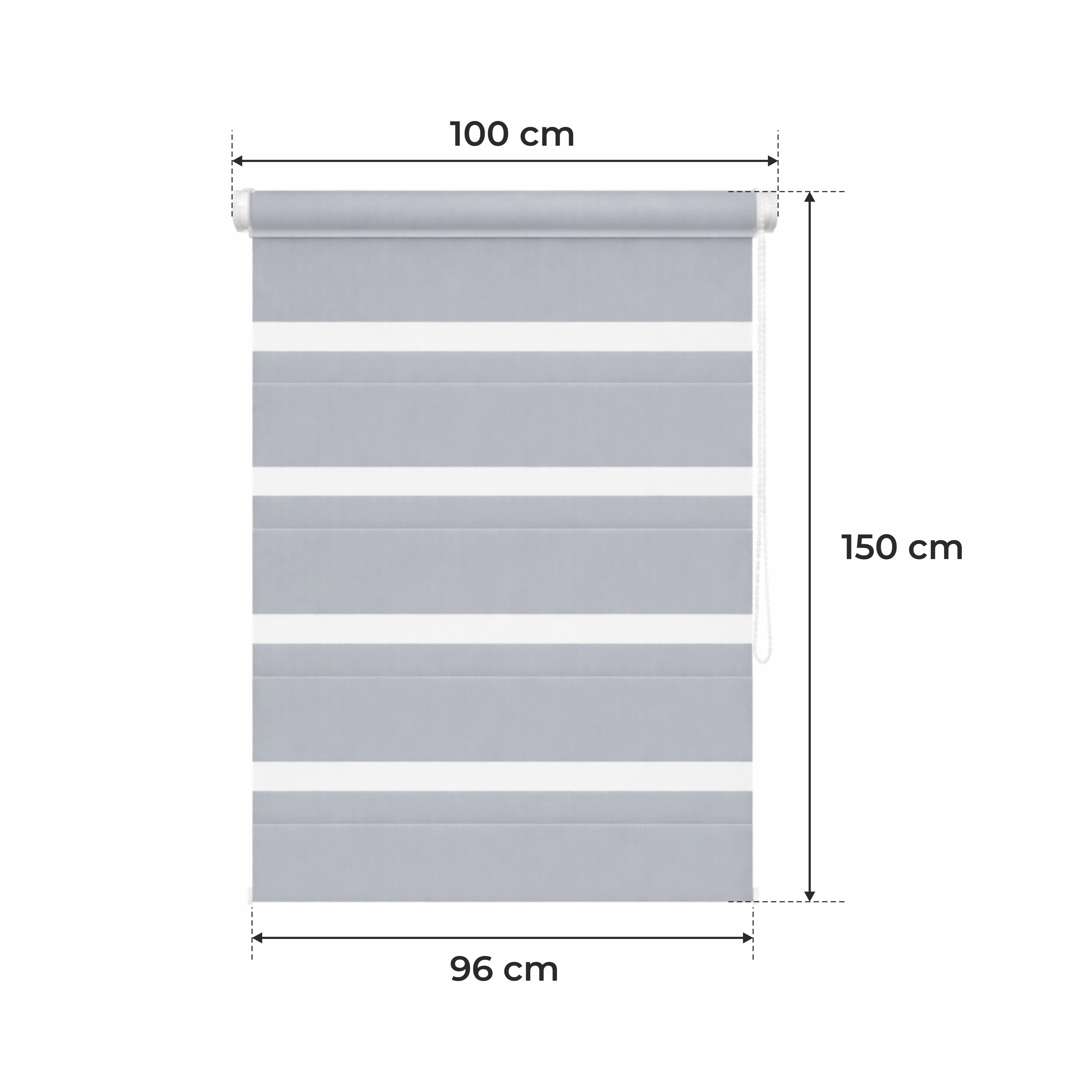 Fensterrollo, Verstellbare Halterungen für Verschiedene für Sichtschutz und Fenster – Detailansicht 26