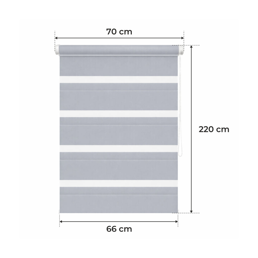Fensterrollo, Verstellbare Halterungen für Verschiedene für Sichtschutz und Fenster – Detailansicht 27