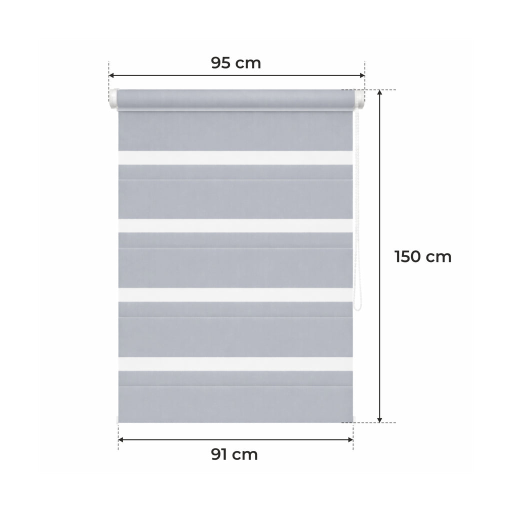 Fensterrollo, Verstellbare Halterungen für Verschiedene für Sichtschutz und Fenster – Detailansicht 28