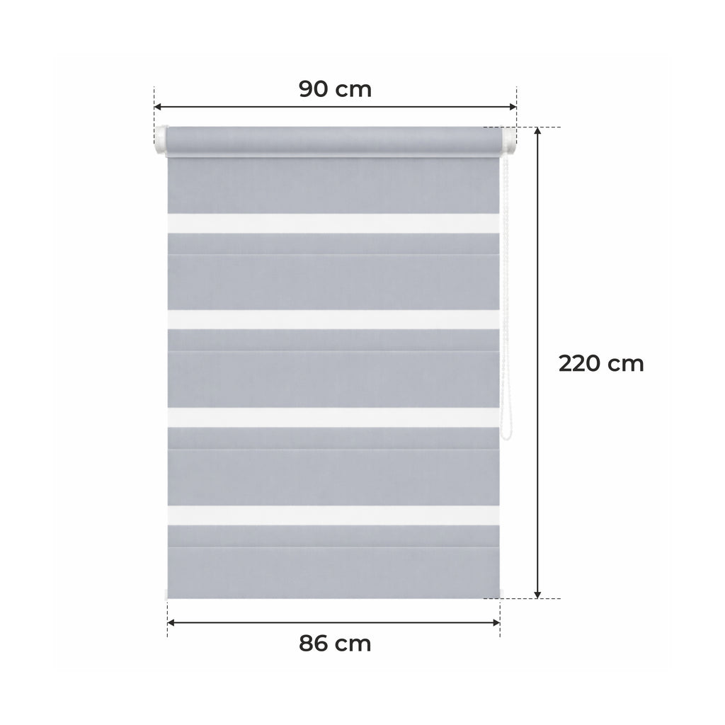 Fensterrollo, Verstellbare Halterungen für Verschiedene für Sichtschutz und Fenster – Detailansicht 33