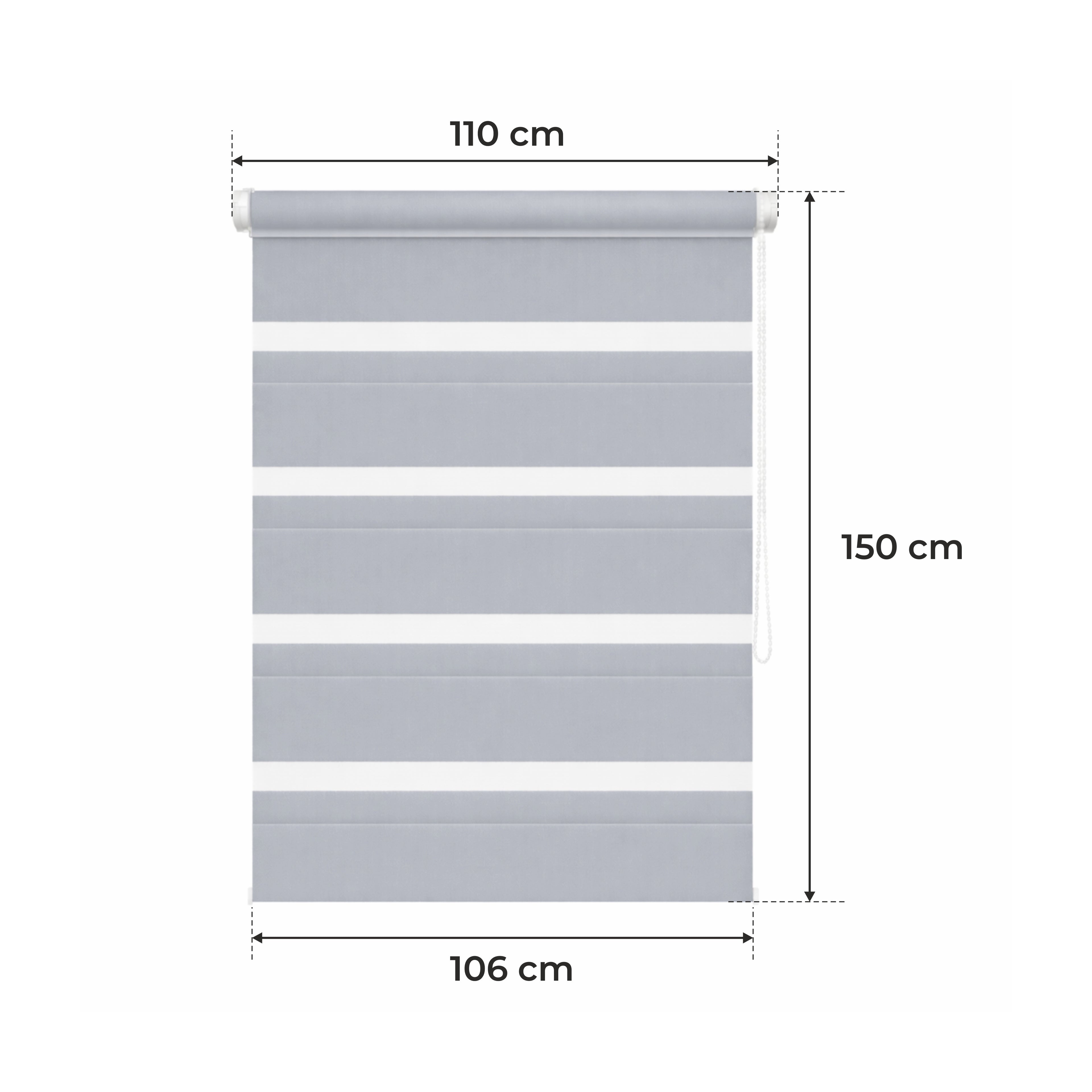 Fensterrollo, Verstellbare Halterungen für Verschiedene für Sichtschutz und Fenster – Detailansicht 34