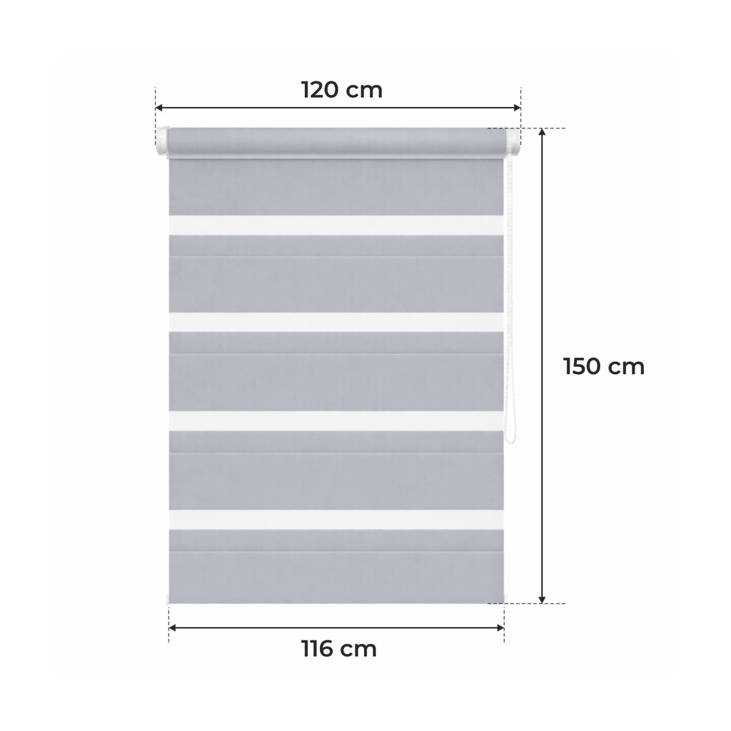 Fensterrollo, Verstellbare Halterungen für Verschiedene für Sichtschutz und Fenster – Detailansicht 36