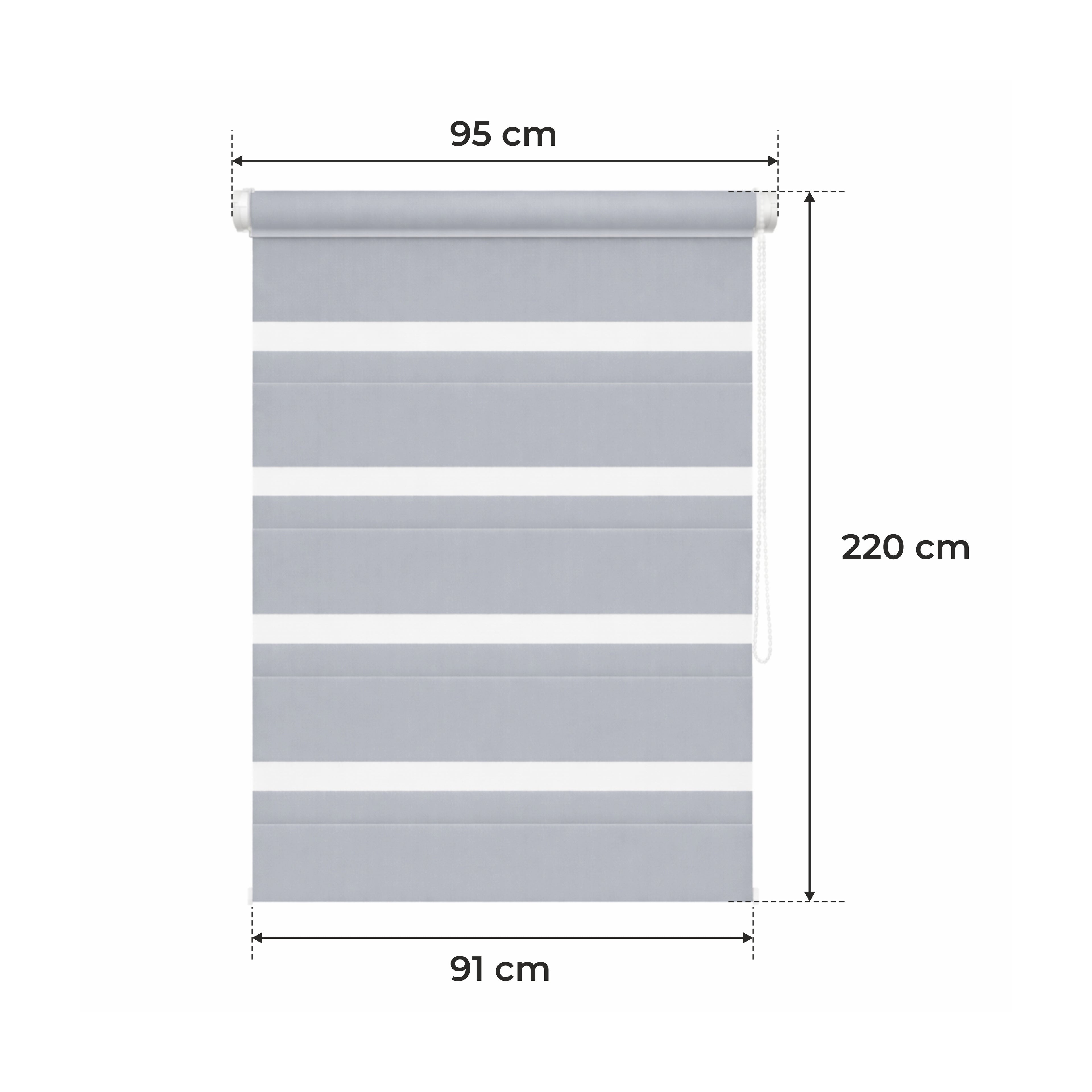 Fensterrollo, Verstellbare Halterungen für Verschiedene für Sichtschutz und Fenster – Detailansicht 37