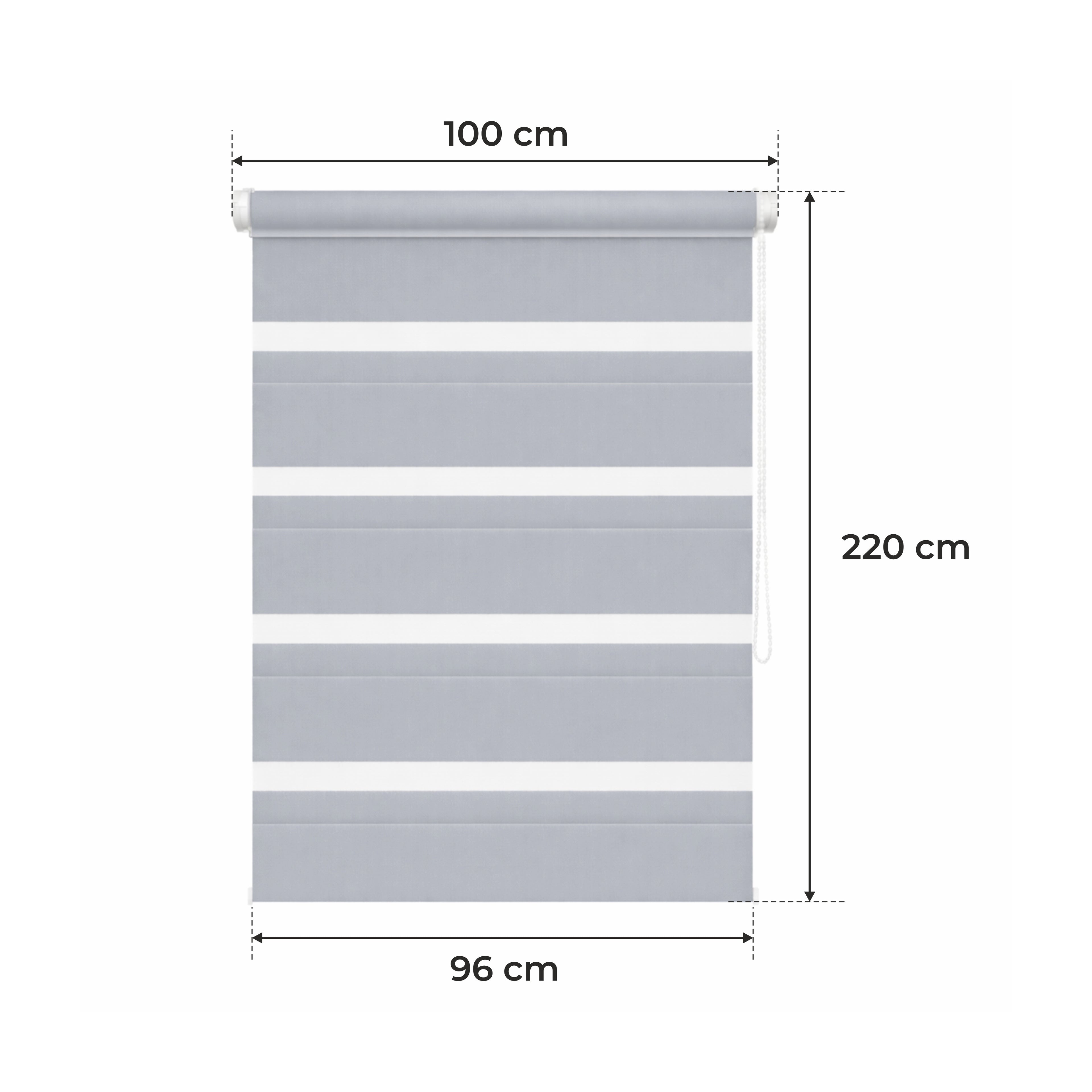 Fensterrollo, Verstellbare Halterungen für Verschiedene für Sichtschutz und Fenster – Detailansicht 39