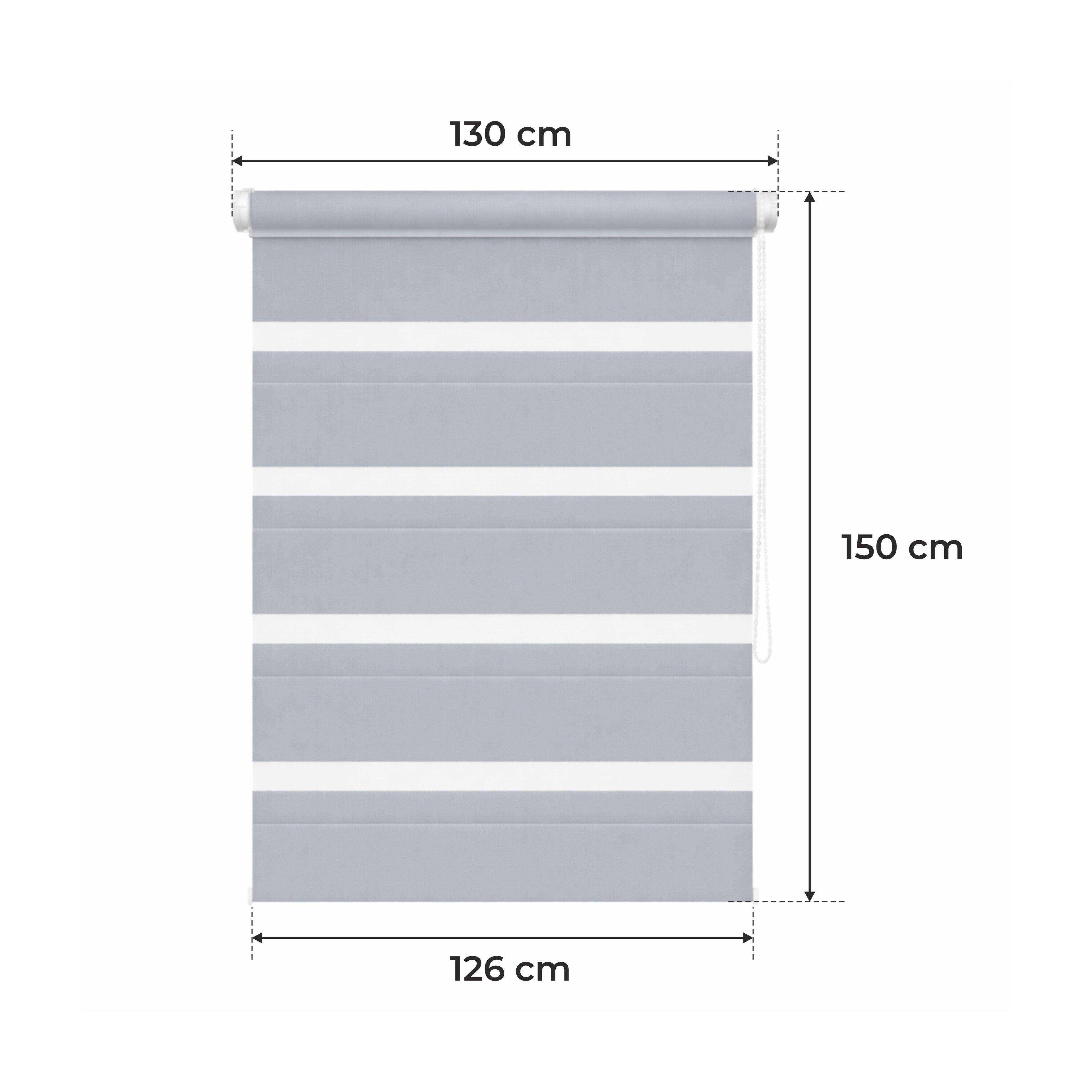Fensterrollo, Verstellbare Halterungen für Verschiedene für Sichtschutz und Fenster – Detailansicht 40