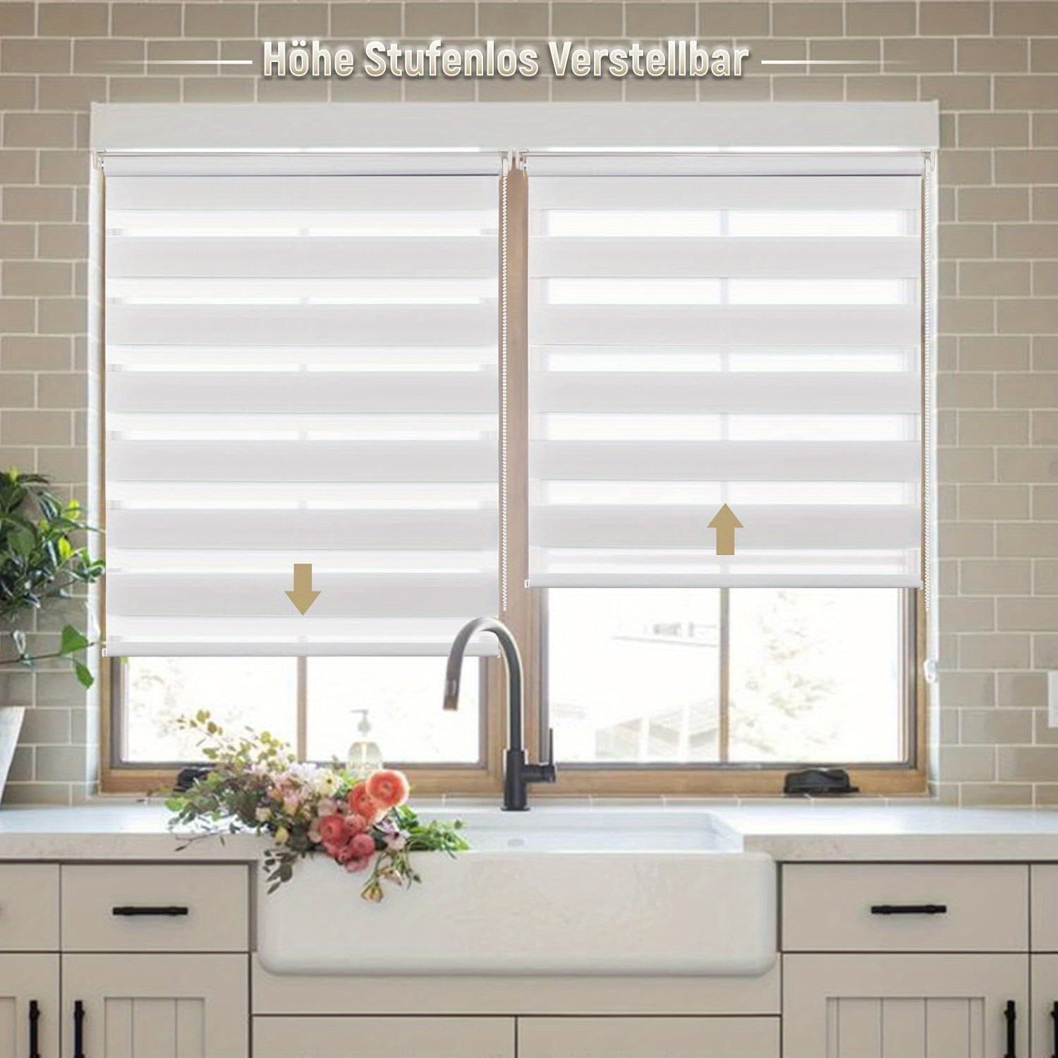 Fensterrollo, Weiß für Fenster – Detailansicht 4