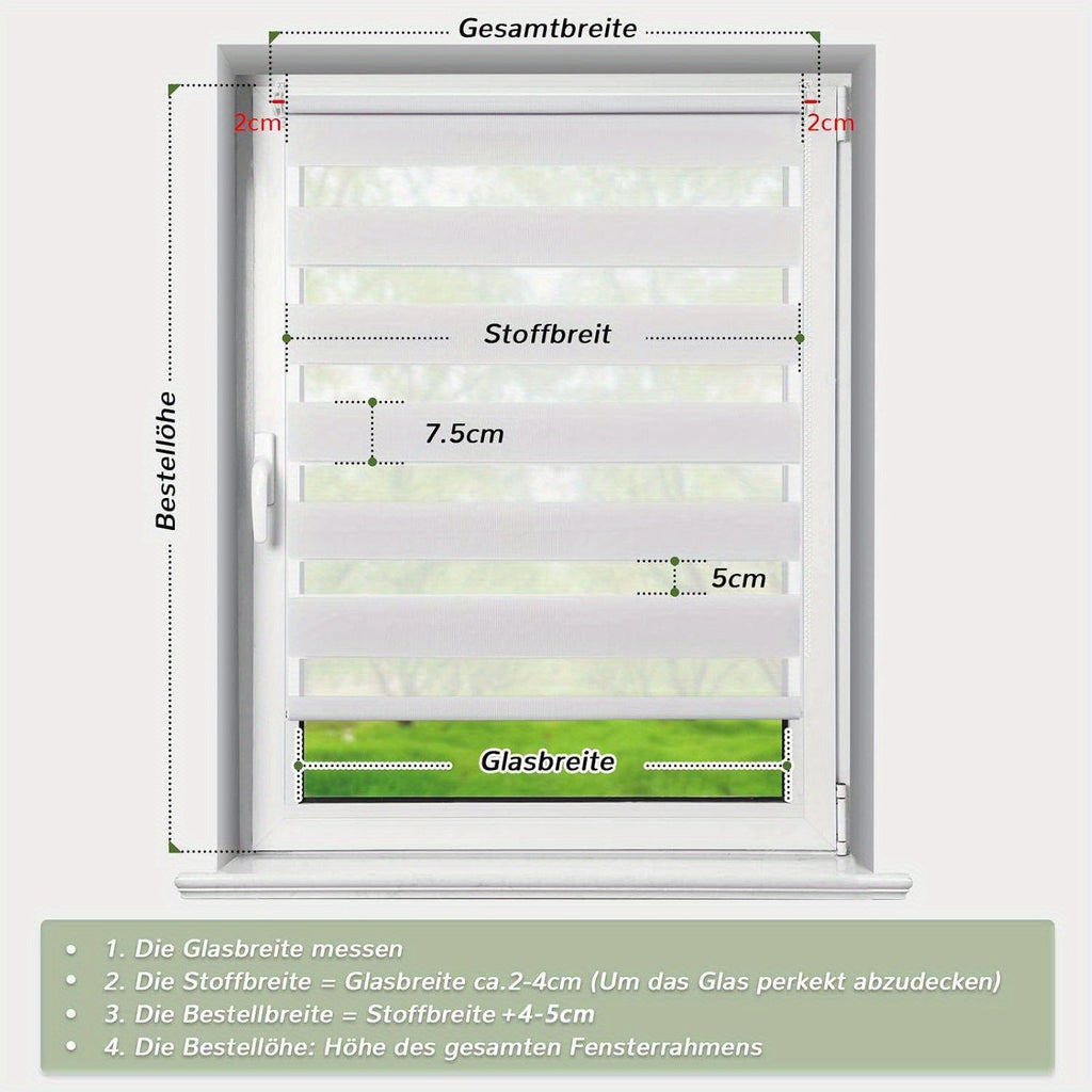 Fensterrollo, Weiß für Fenster – Detailansicht 7