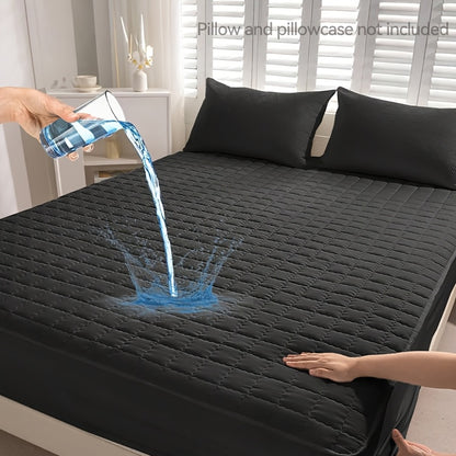 1 Stück Wasserdichtes, Weiches Spannbettlaken in Unifarben, Wiederverwendbarer Matratzenschoner, Atmungsaktiv, Geeignet für Schlafzimmer, Studentenwohnheime und Gästezimmer. Waschmaschinenfest, Erhältlich in Verschiedenen Farben und Größen. Kissenbezug un
