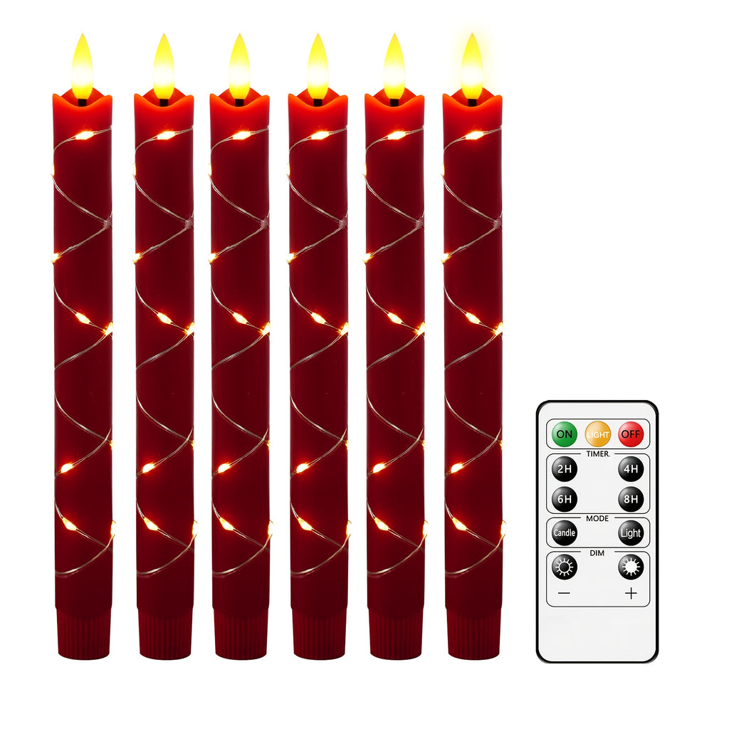 flammenlose 3D-Stern-Lichterketten, 6 Stück für Schlafzimmer und Bett – Detailansicht 3