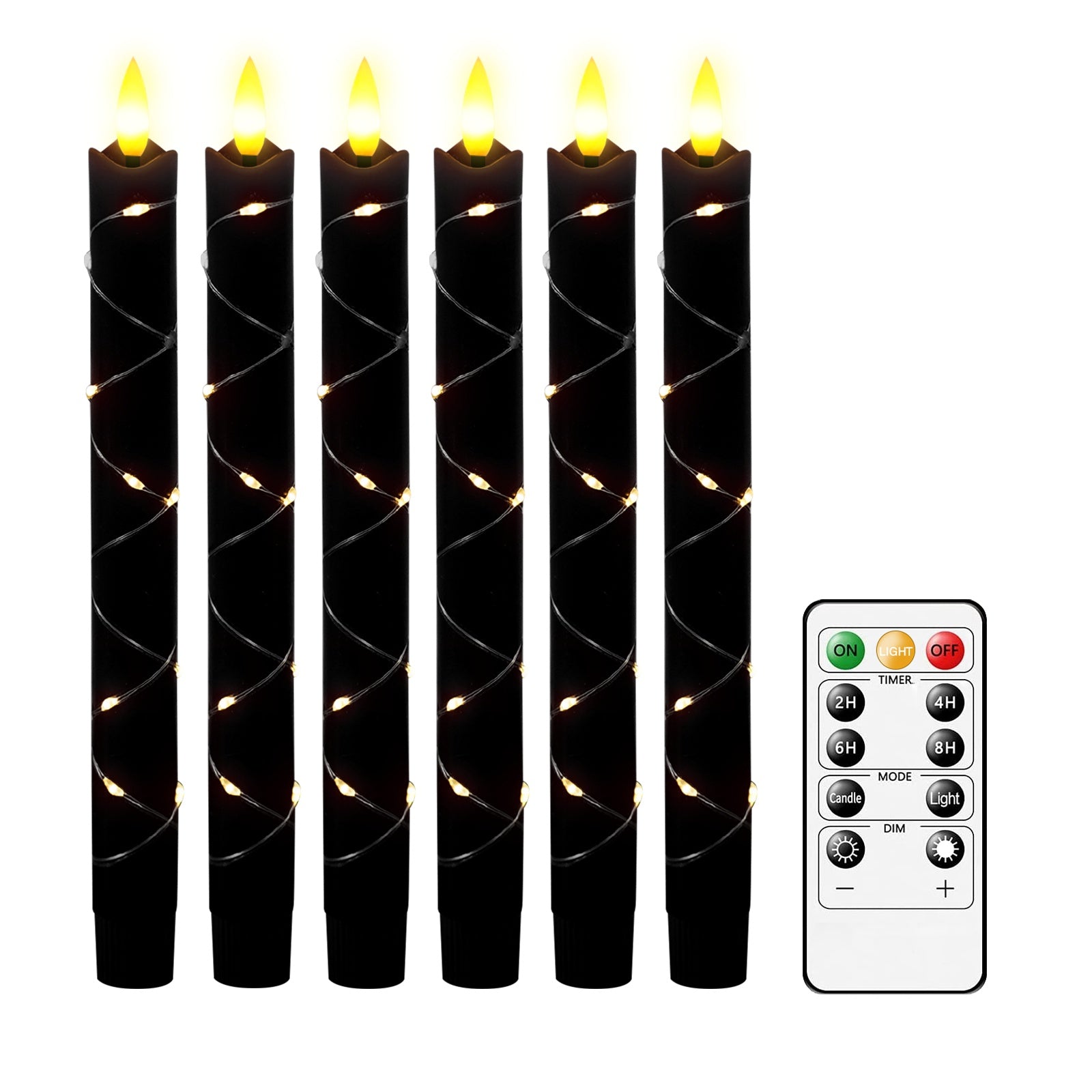 flammenlose 3D-Stern-Lichterketten, 6 Stück für Schlafzimmer und Bett – Detailansicht 5