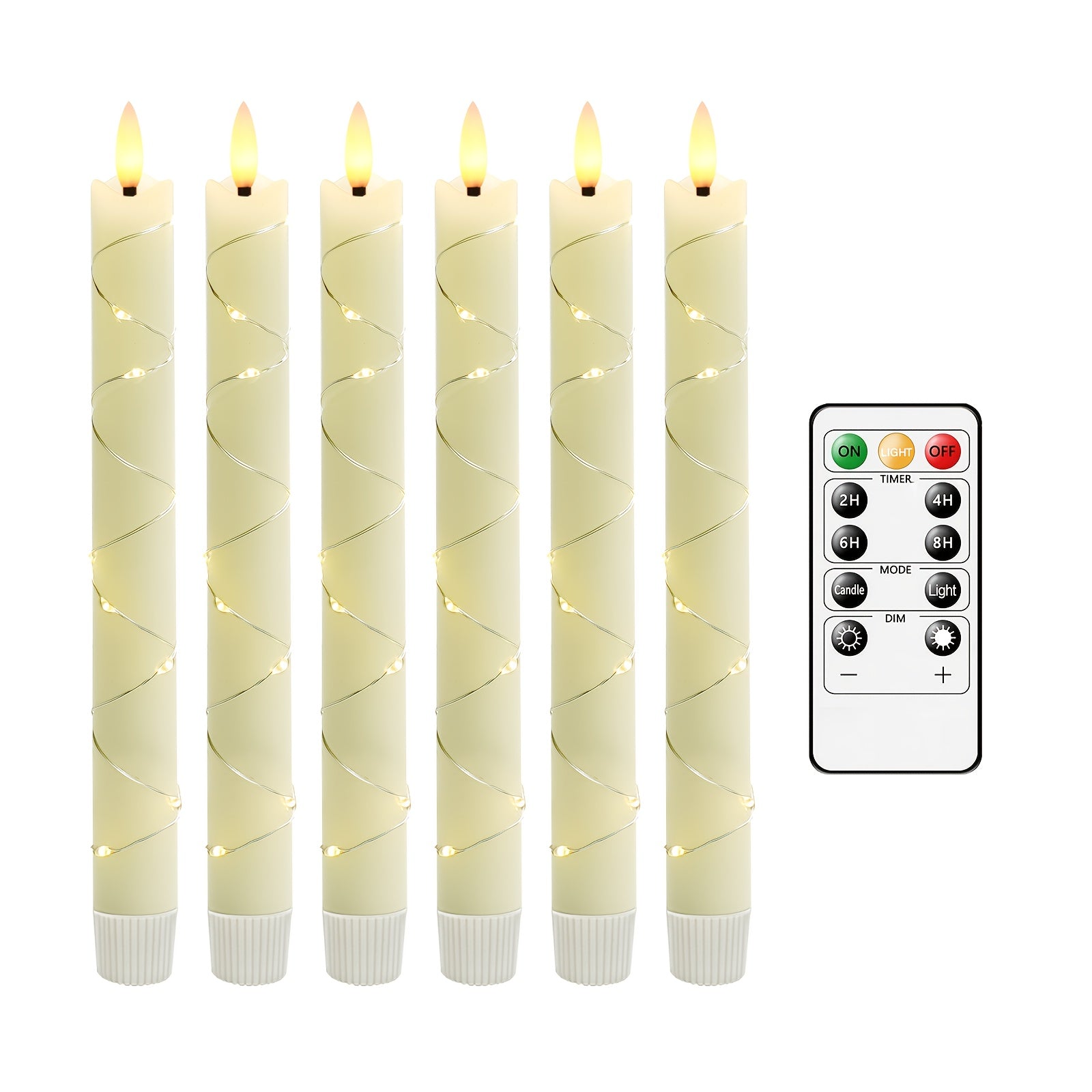 flammenlose 3D-Stern-Lichterketten, 6 Stück für Schlafzimmer und Bett – Detailansicht 7