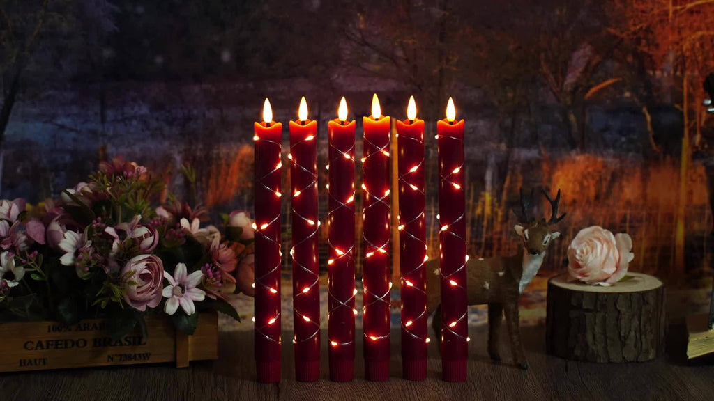 flammenlose 3D-Stern-Lichterketten, 6 Stück für Schlafzimmer und Bett – Detailansicht 10