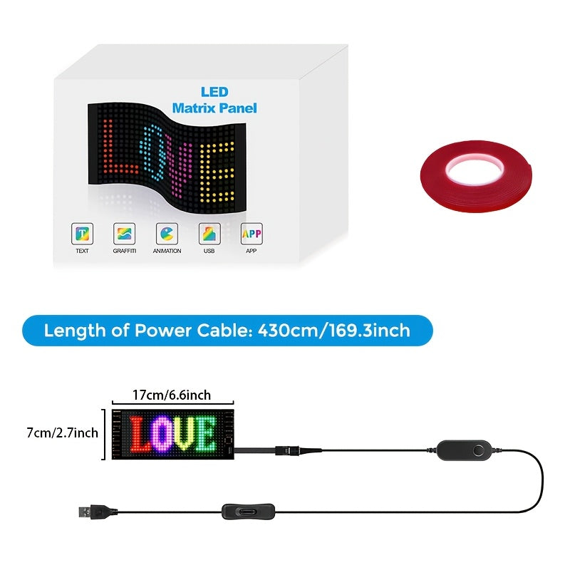 Flexible und faltbare RGB LED-Schilder, LED-Beleuchtung für Werbung und Alltag – Detailansicht 3